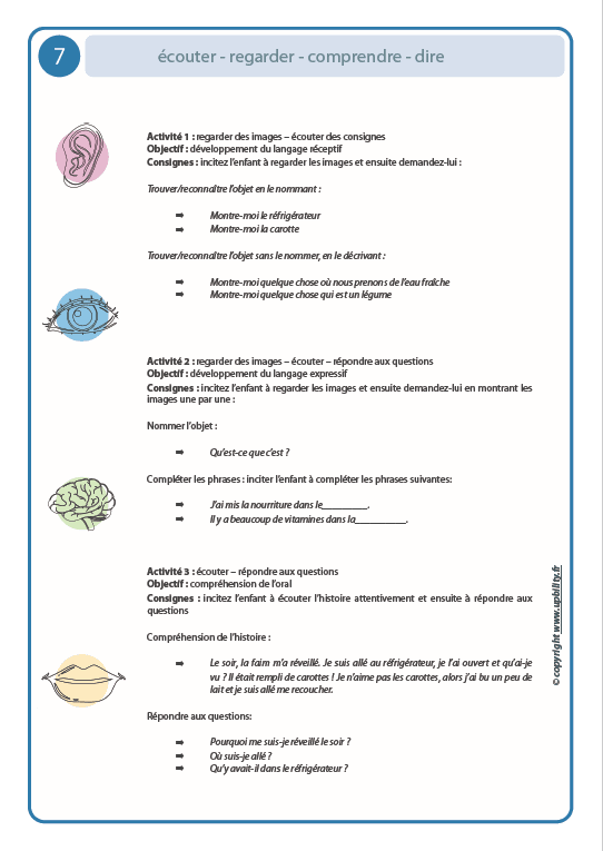 ÉCOUTER – REGARDER – COMPRENDRE – DIRE | Développement du langage réceptif et expressif - Image 5
