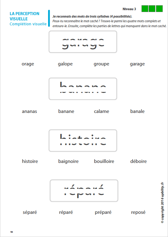 Les capacités de perception visuelle pour les enfants dyslexiques | ENSEMBLE DE 7 LIVRES NUMÉRIQUES - Image 14